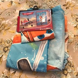 Two Disney Planes shower Curtains